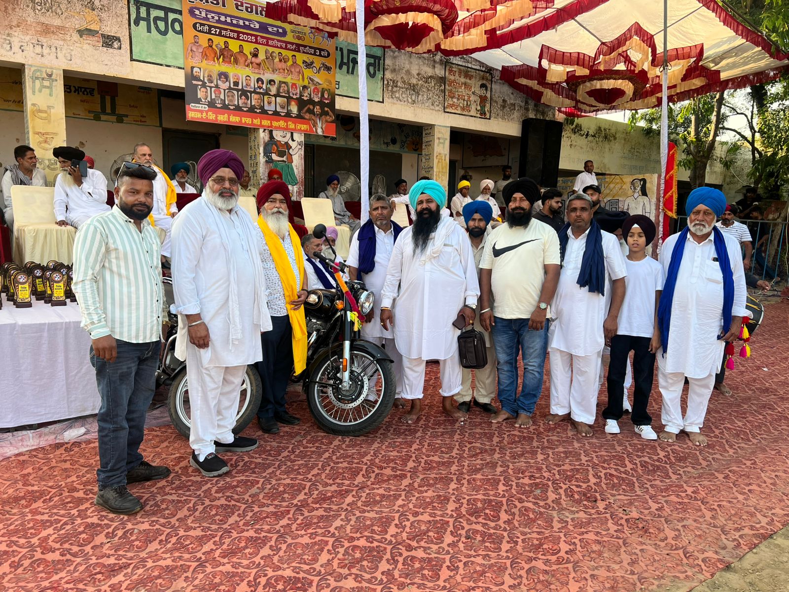 The annual Chhinj Mela of village Punnu Majara was won by Praveen Kuhali.